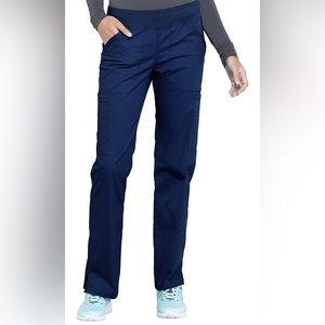 Cherokee Women Scrubs Pant Workwear Professionals Mid Rise Straight Leg Pull-On